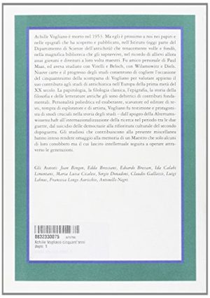 Achille Vogliano cinquant'anni dopo: 1