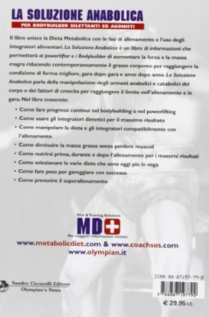The anabolic solution. La soluzione anabolica per i bodybuilders