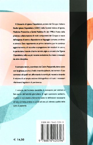 Glossario di igiene ospedaliera