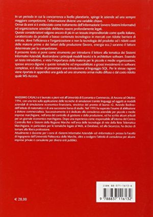 I sistemi informativi aziendali. Concetti base e strumenti per la piccola e media impresa
