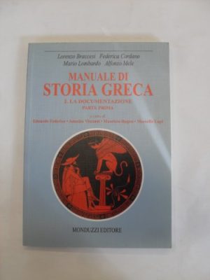 Manuale di storia greca. La documentazione: 21